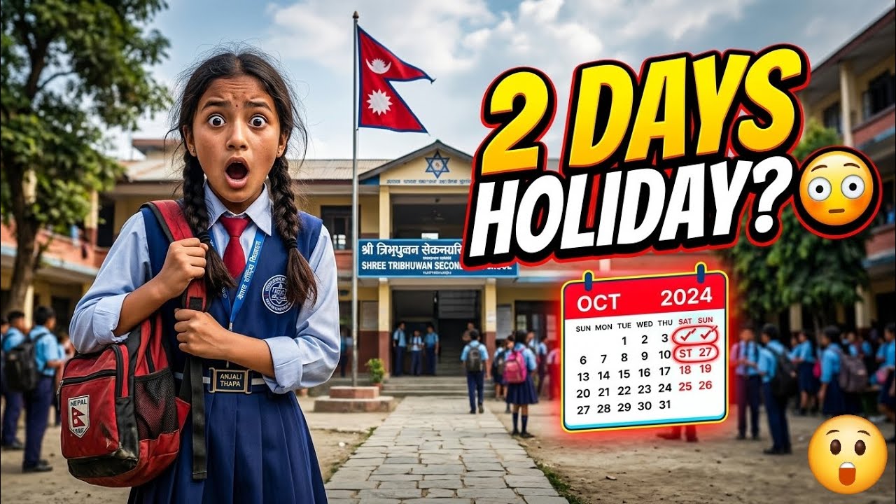 Students ko lagi ठुलो खुशखबरी 😍 2 Days Holiday Nepal