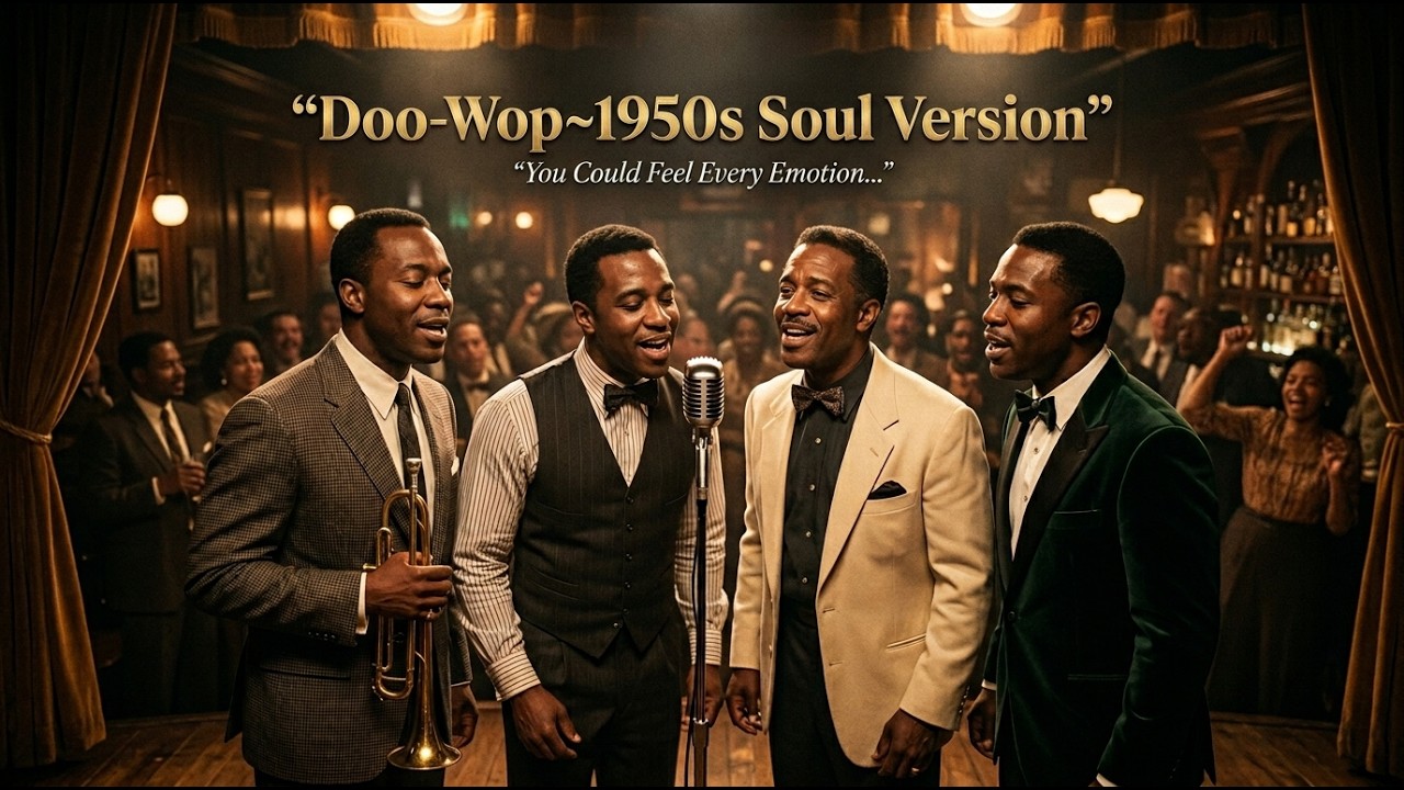Doo-Wop Soul 1950s &ndash; Street Corner Harmony Under Vintage Lights