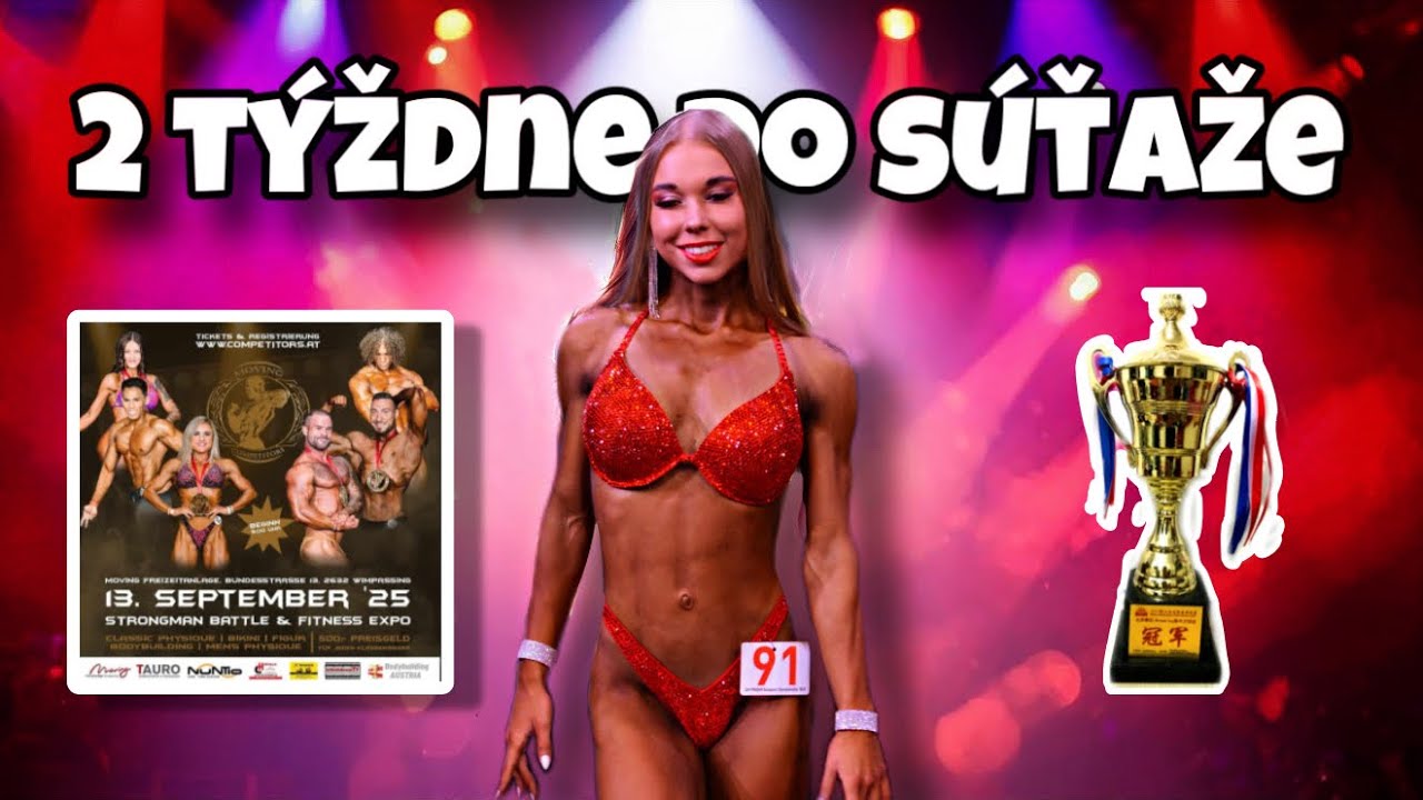 2 TÝŽDNE do súťaže | Bikini Fitness príprava - Všetko (NE)stíham?! 😱🔥