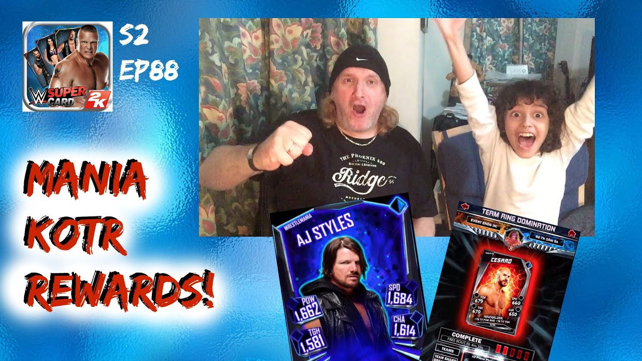 WWE SuperCard 2:88 : WrestleMania KOTR Rewards & Diva Fever!