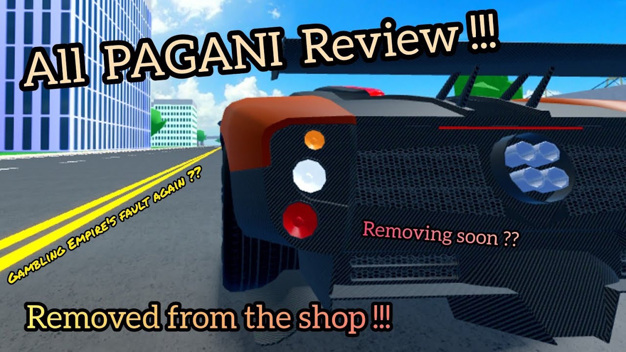 Roblox Car Dealership Tycoon | Review all Pagani in CDT !!!