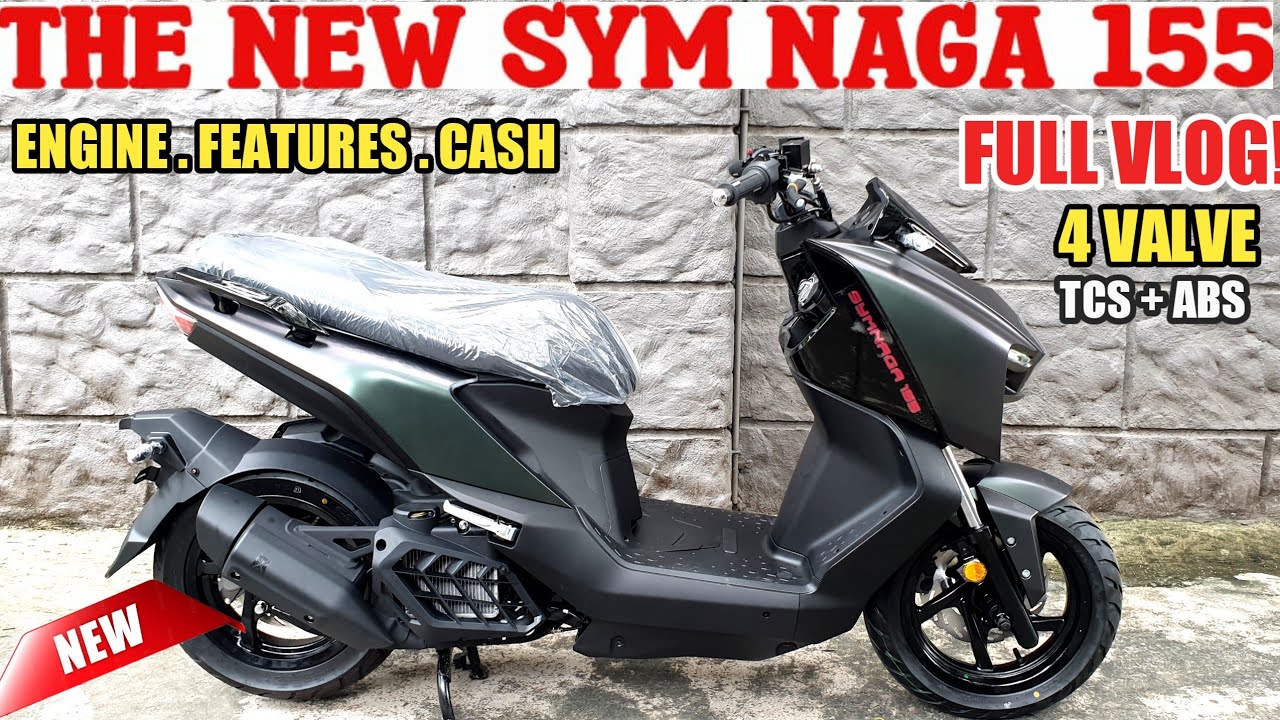 NAGA 155 NEW SPORT MAXI SCOOTER NG SYM  
