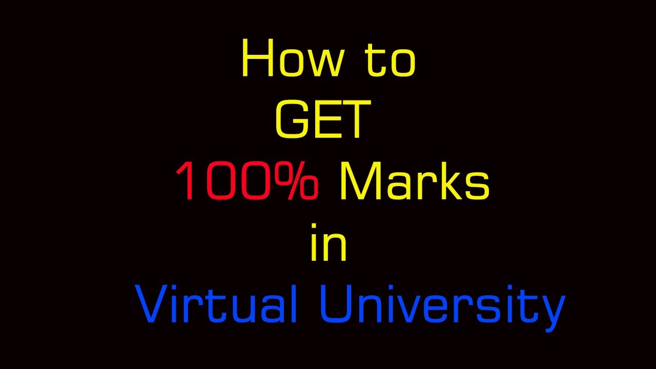 How to pass VU exams || How to get good grades in vu exams | vu paper pattern