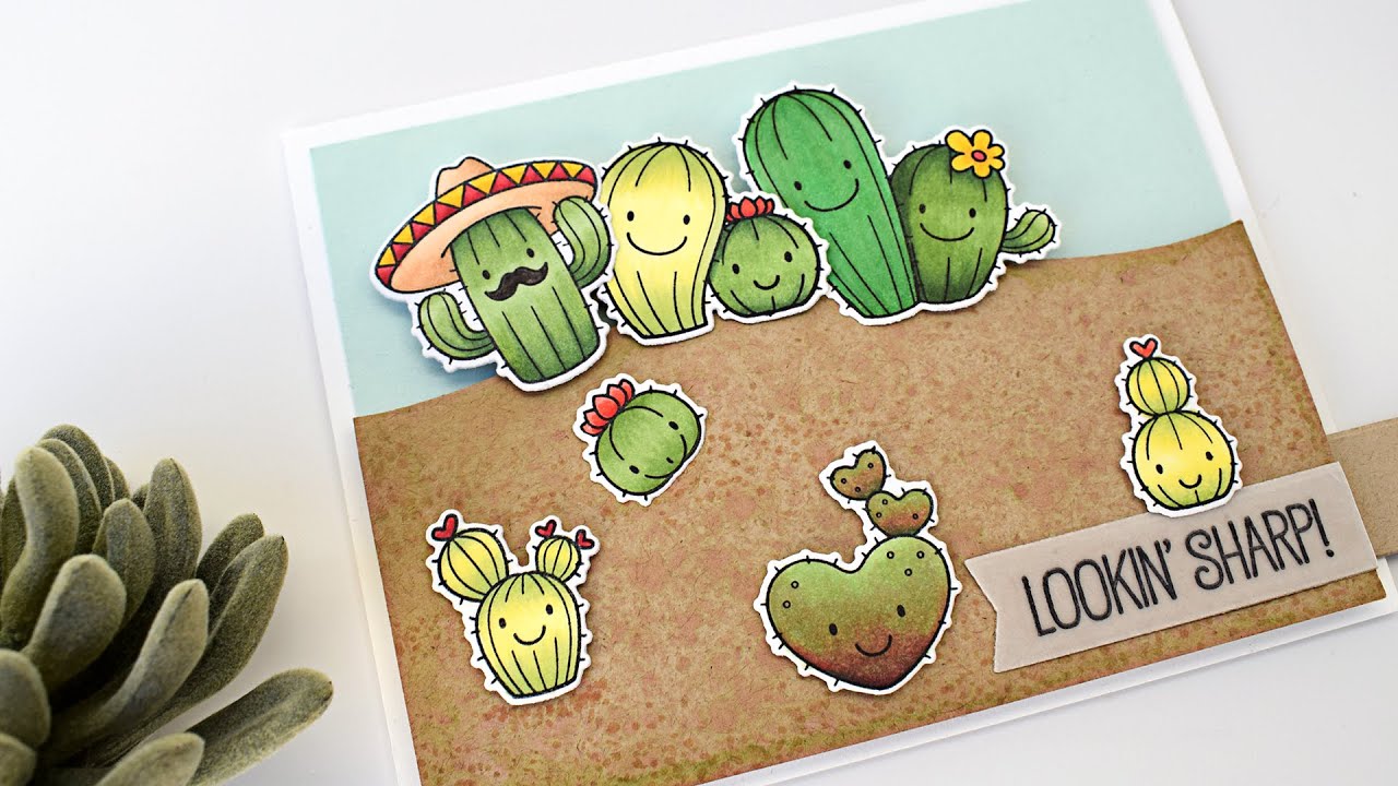 How to Create an Interactive Dancing Cacti Card
