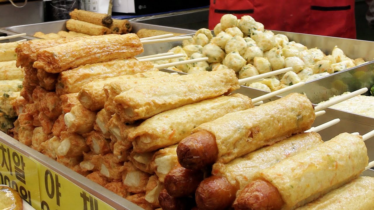 41년 경력, 어묵 최강달인의 놀라운 수제어묵 만들기 - 안양중앙시장 / Amazing Skill of Fish Cake Master - Korean street food