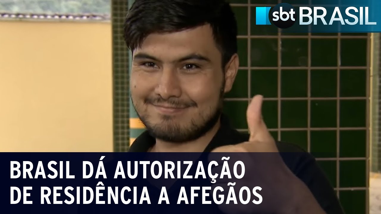 Brasil dá autorização de residência a afegãos | SBT Brasil (18/07/23)