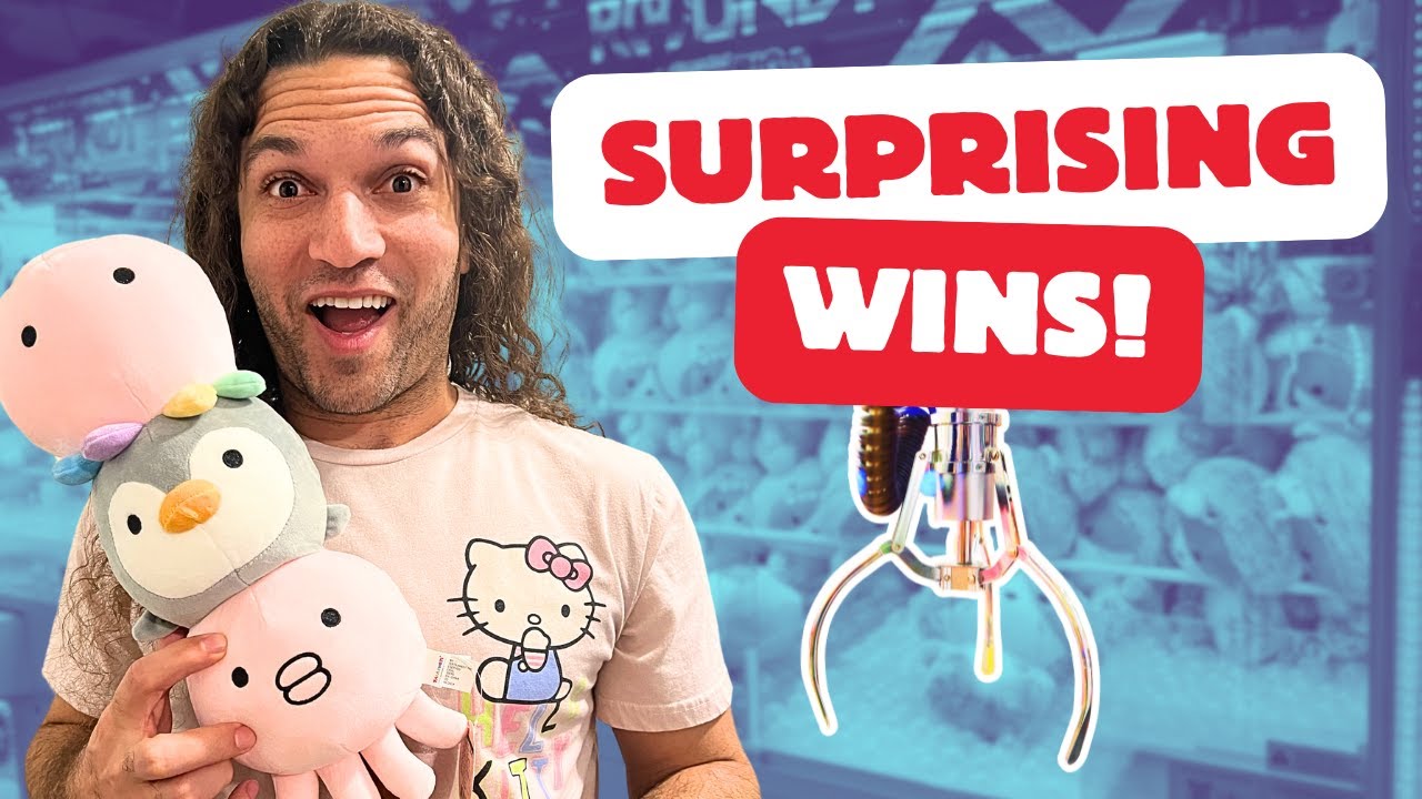 Unexpected Round1 Claw Machine Wins!