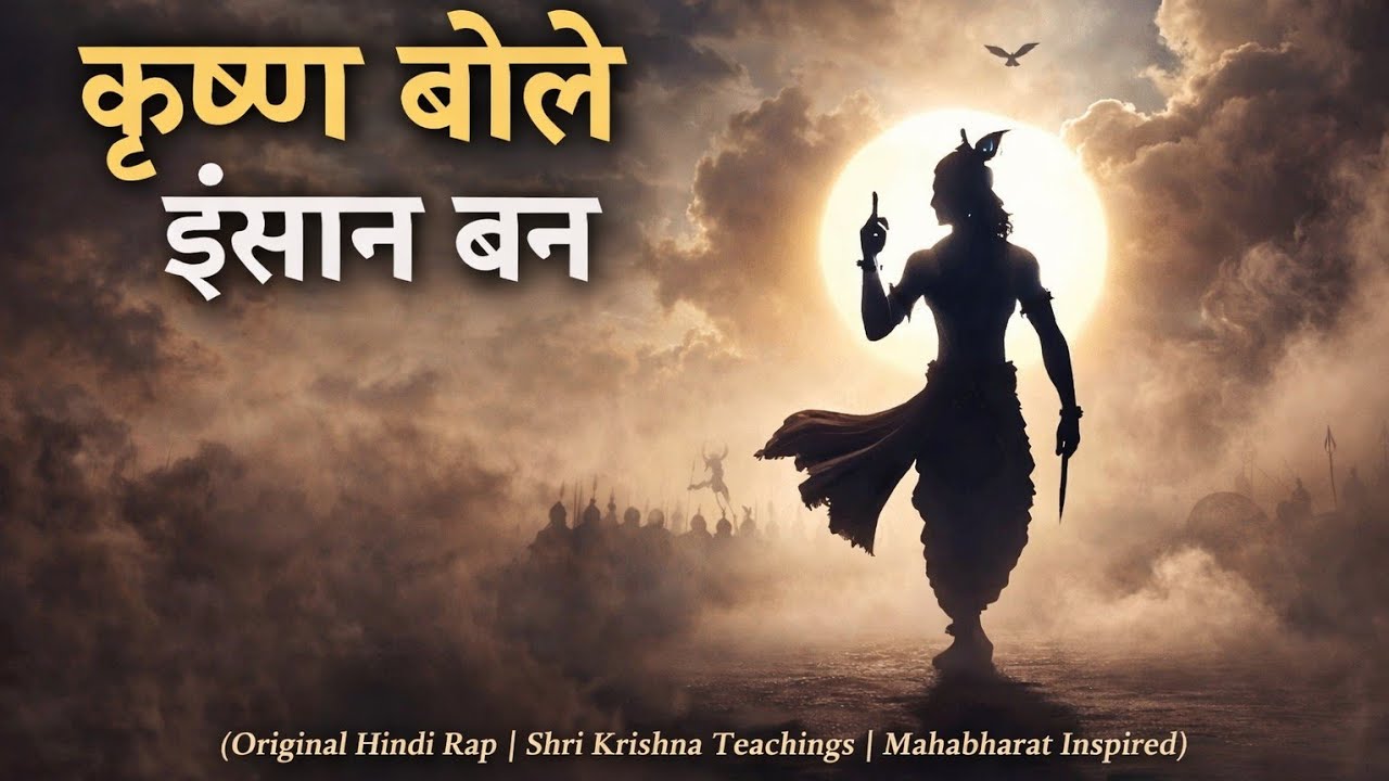 कृष्ण बोले – इंसान बन | Original Hindi Rap 2026 | Krishna Teachings | RK Music Hub