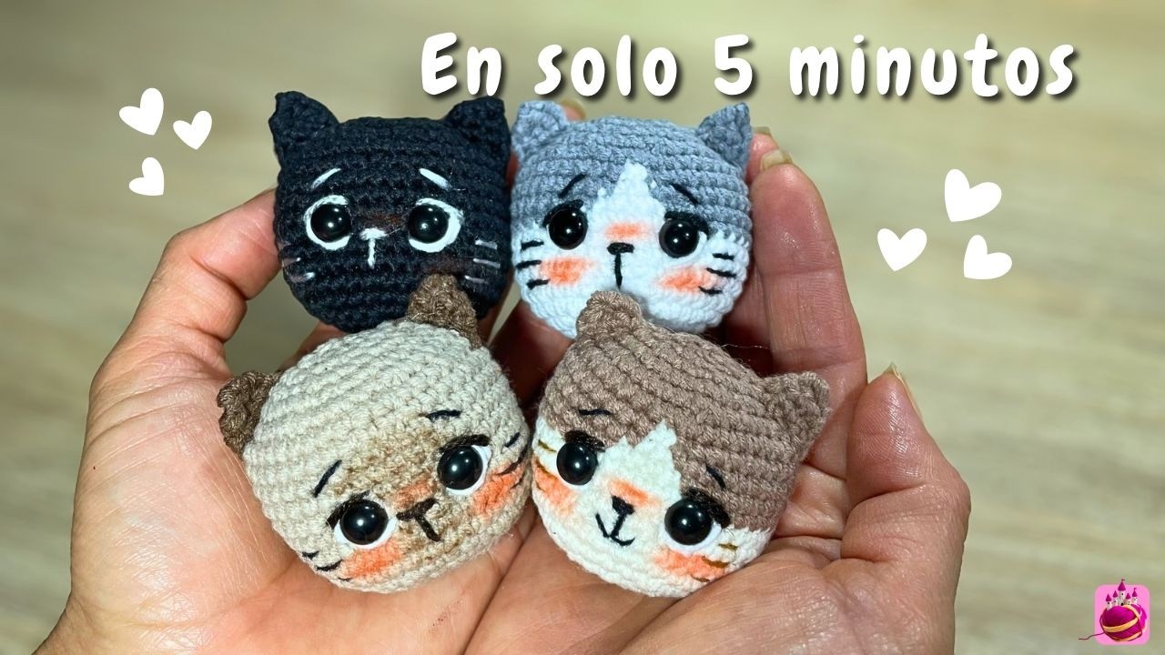 Crochet Mini Gatitos Tutorial | Quick & Easy Gift Idea for Valentine's Day💝