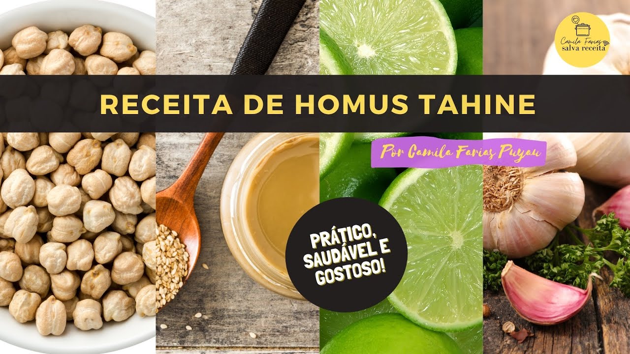 O MELHOR E MAIS FÁCIL HOMUS DE GRÃO DE BICO