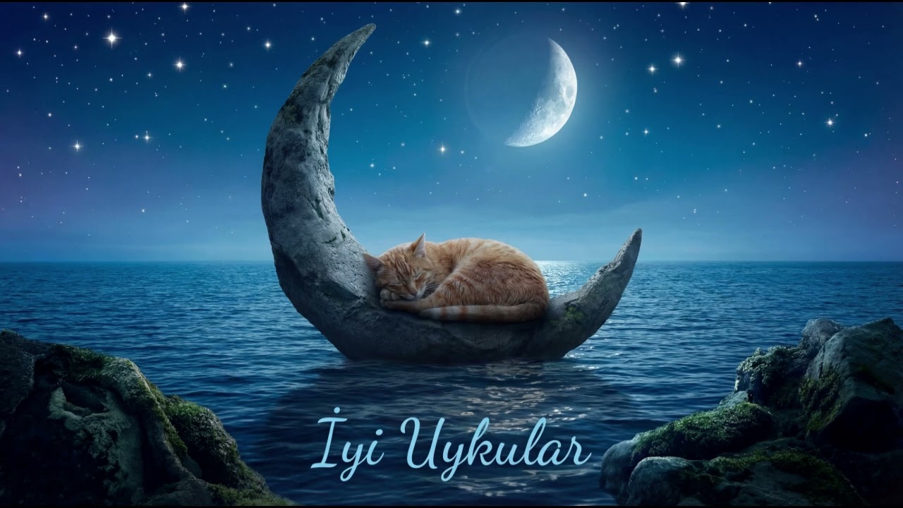 Rahatlatıcı Uyku M&uuml;ziği ( Piyano + Deniz kıyısı ) İyi uykular.