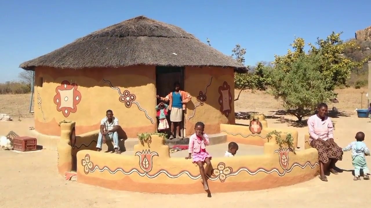 My Beautiful Home project 2015, Painted huts of Zimbabwe, by Veronique Attala