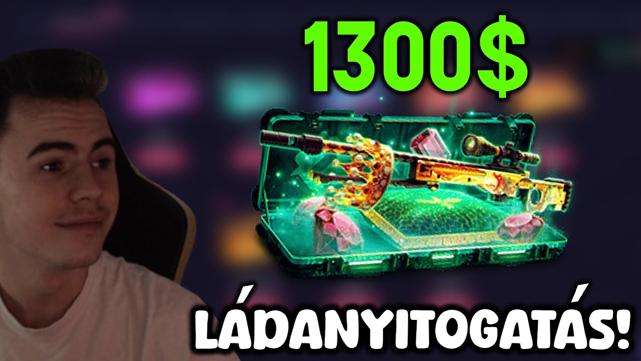 VISSZATÉRTÜNK!😍1300$ CS2 LÁDANYITOGATÁS