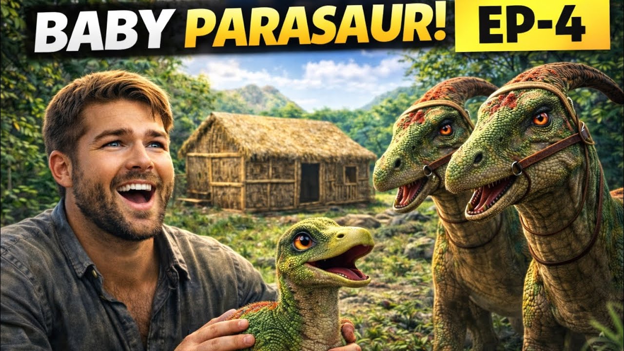 Parasaur Breeding 🦕 + Starter Base DONE! | EP-4 | ARK Survival Evolved