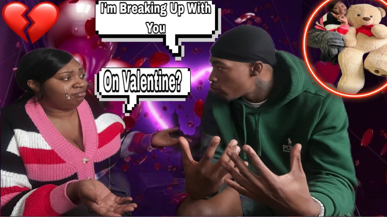 Zrywam z narzeczoną w Walentynki, a potem zaskakuję ją wielkim misiem (Ona płacze)