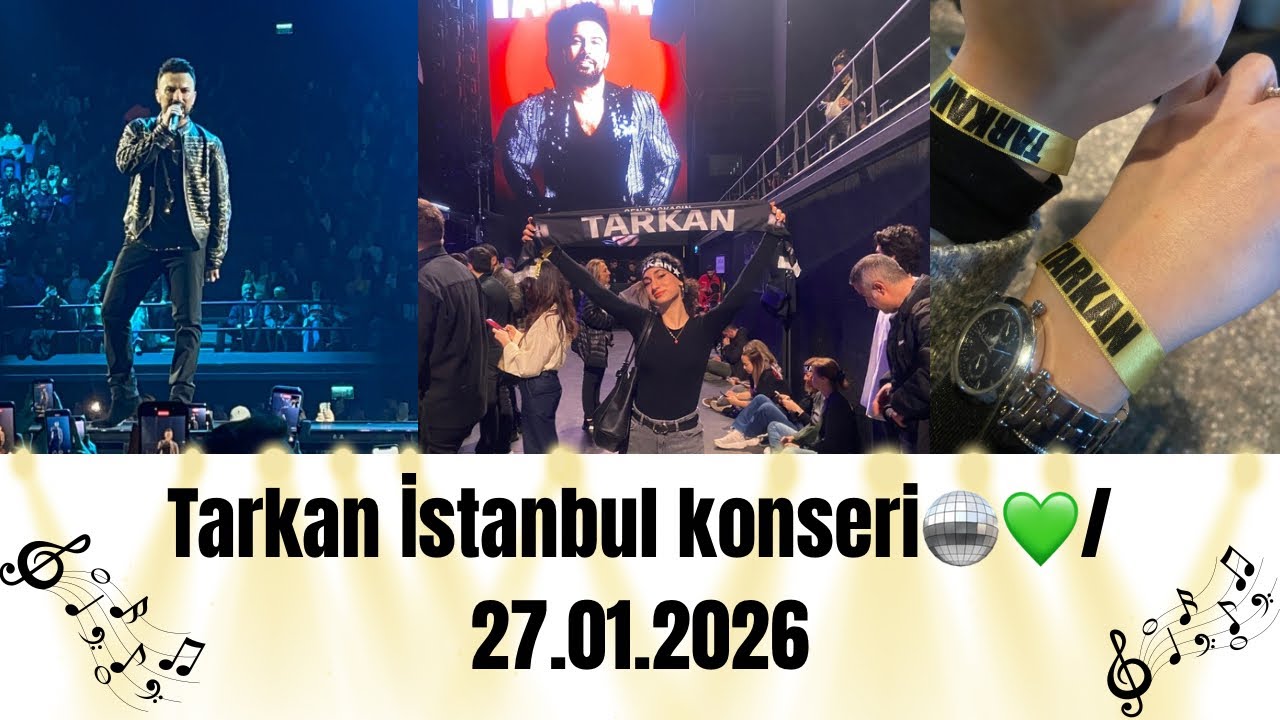 TARKAN-İSTANBUL KONSERİNE GİTTİM! | konser özeti| VW Arena-27.01.2026 @Tarkan #tarkan #türkiye 