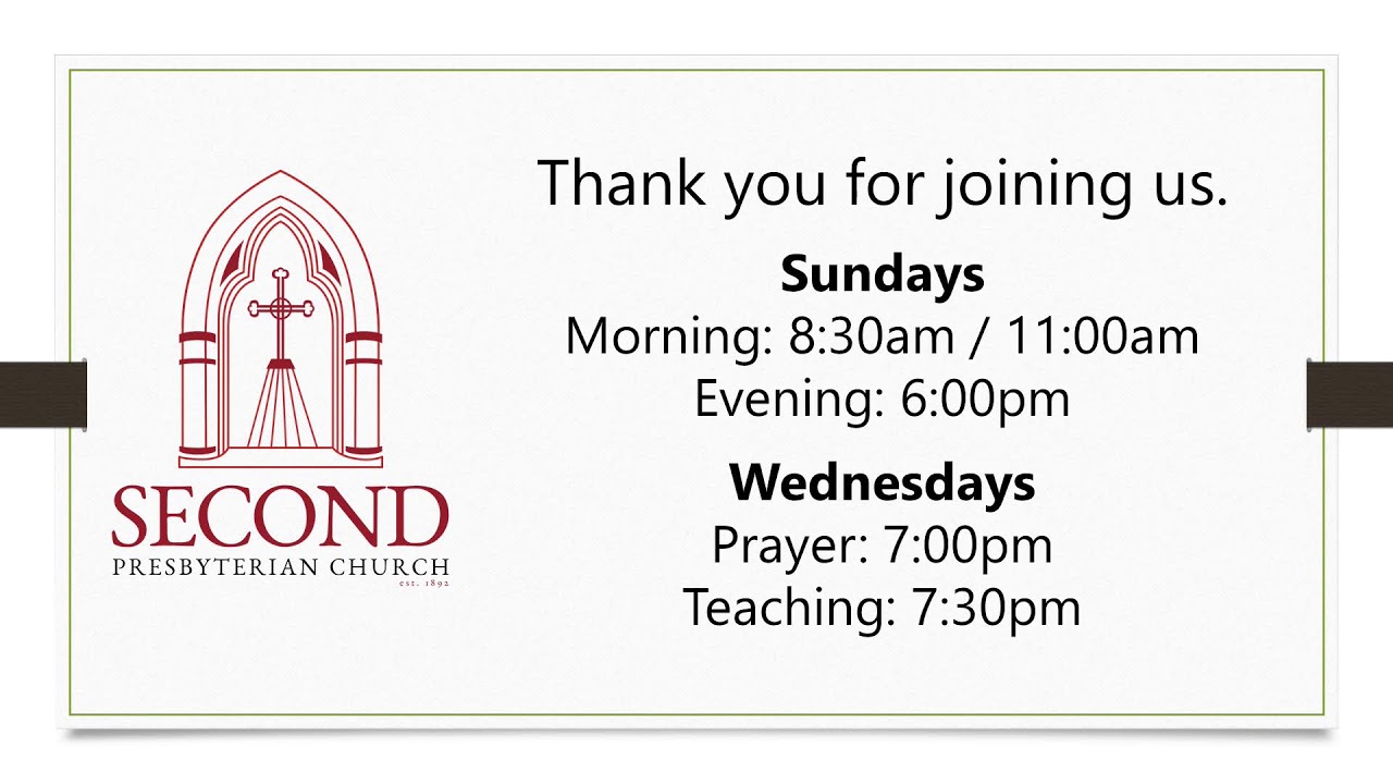 February 22, 2026 - 8:30 AM Worship