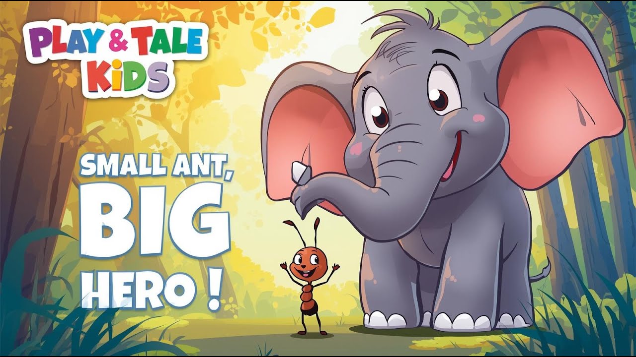 The Kind Elephant and the Small Ant 🐘🐜| English Moral stories| Bedtime stories for kids