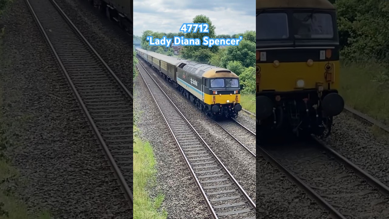 47712 &lsquo;Lady Diana Spencer&rsquo; & 47593 &lsquo;Galloway Princess&rsquo; On The Snowdonia Statesman Railtour
