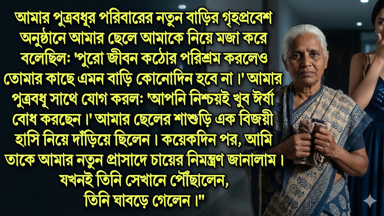 ছেলের অপমানের রাজকীয় জবাব দিলেন মা! | শিক্ষা হওয়া উচিত এমন | Motivational Story