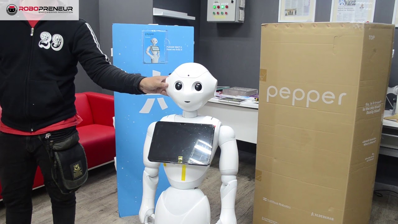 Pepper Unboxing by Robopreneur
