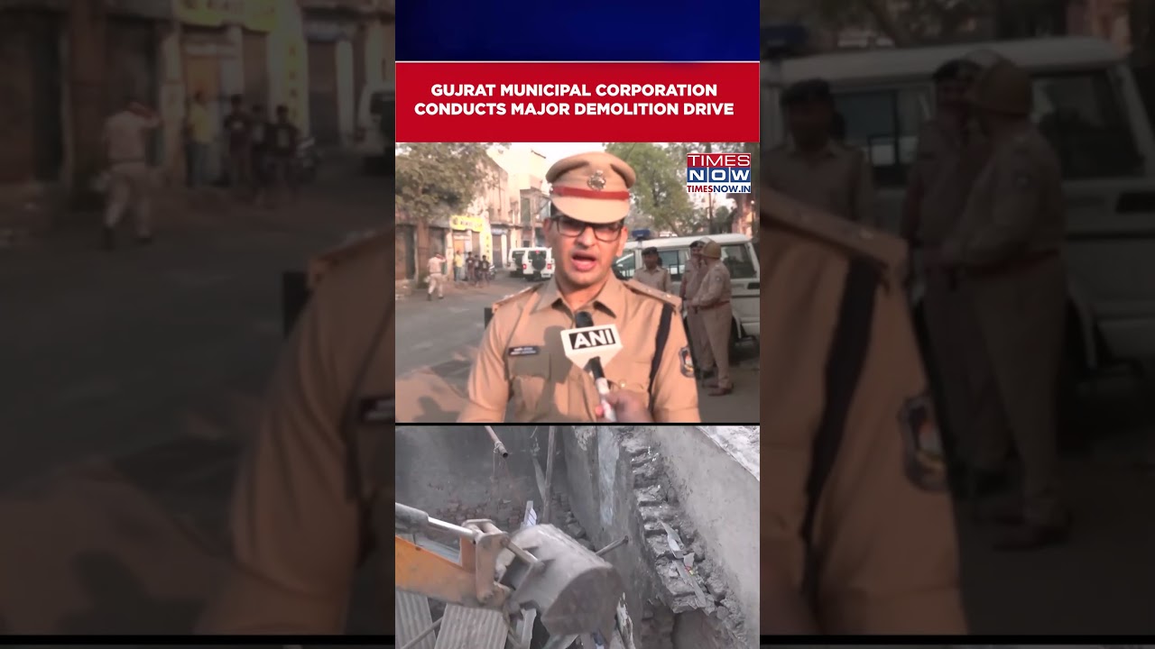 Gujarat: Rajkot Municipal Corporation Acts On 1,492 Houses In Jangleshwar Area #shorts