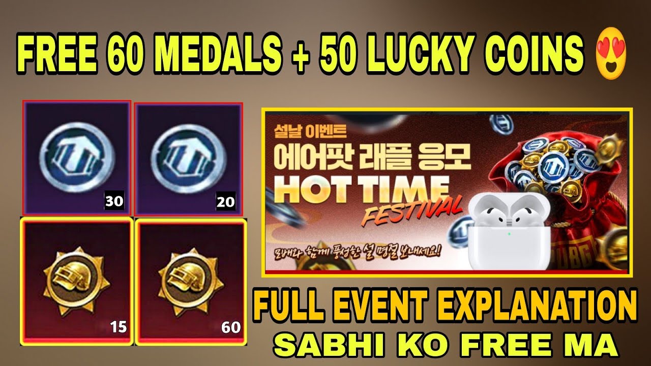 FREE 60 Donkatsu Medals + 50 Lucky Coins in PUBG Korea 😱 Don’t Miss This!