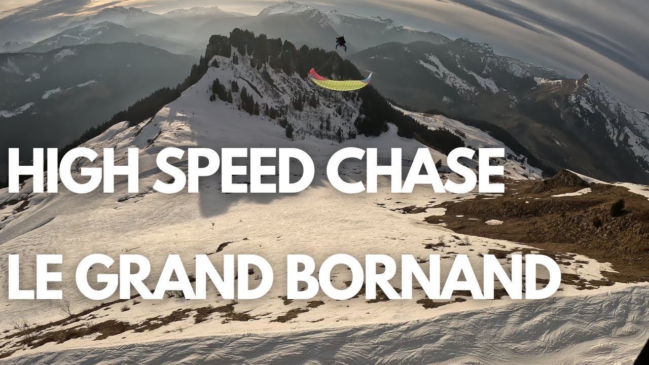 High speed chase in le Grand Bornand