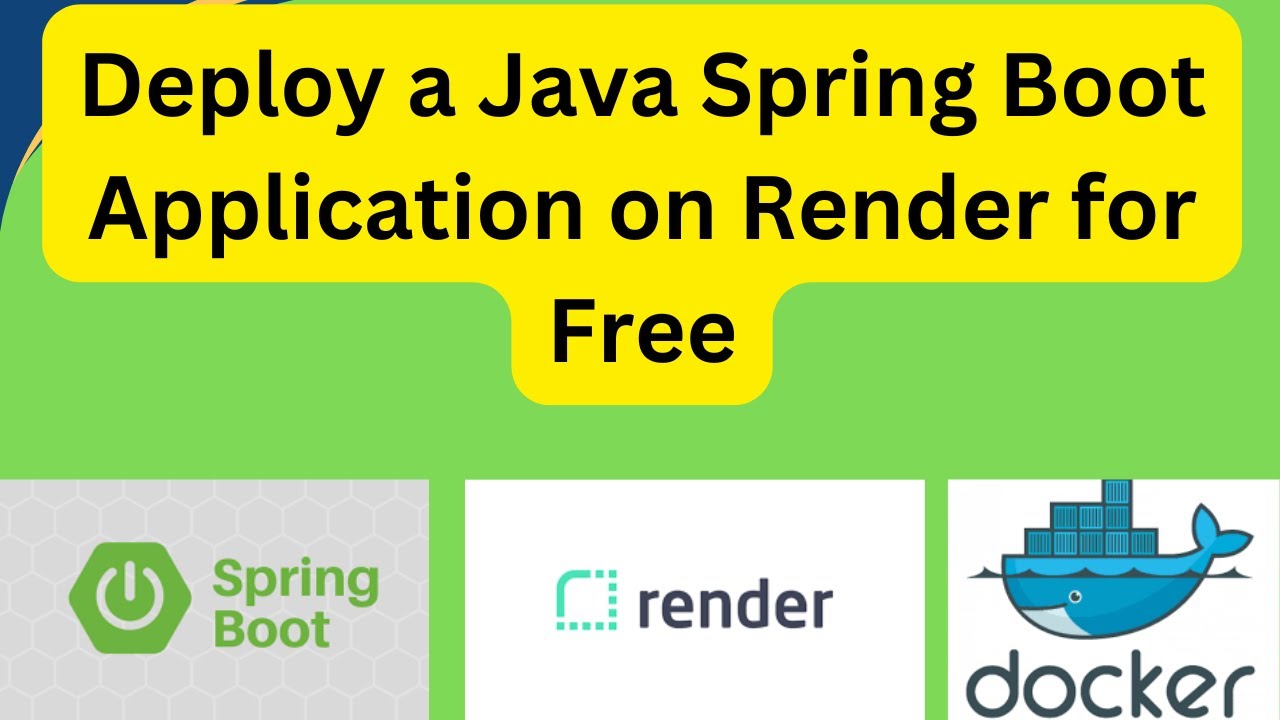 Как развернуть приложение Spring Boot Java на Render БЕСПЛАТНО || Бесплатный хостинг приложений S...