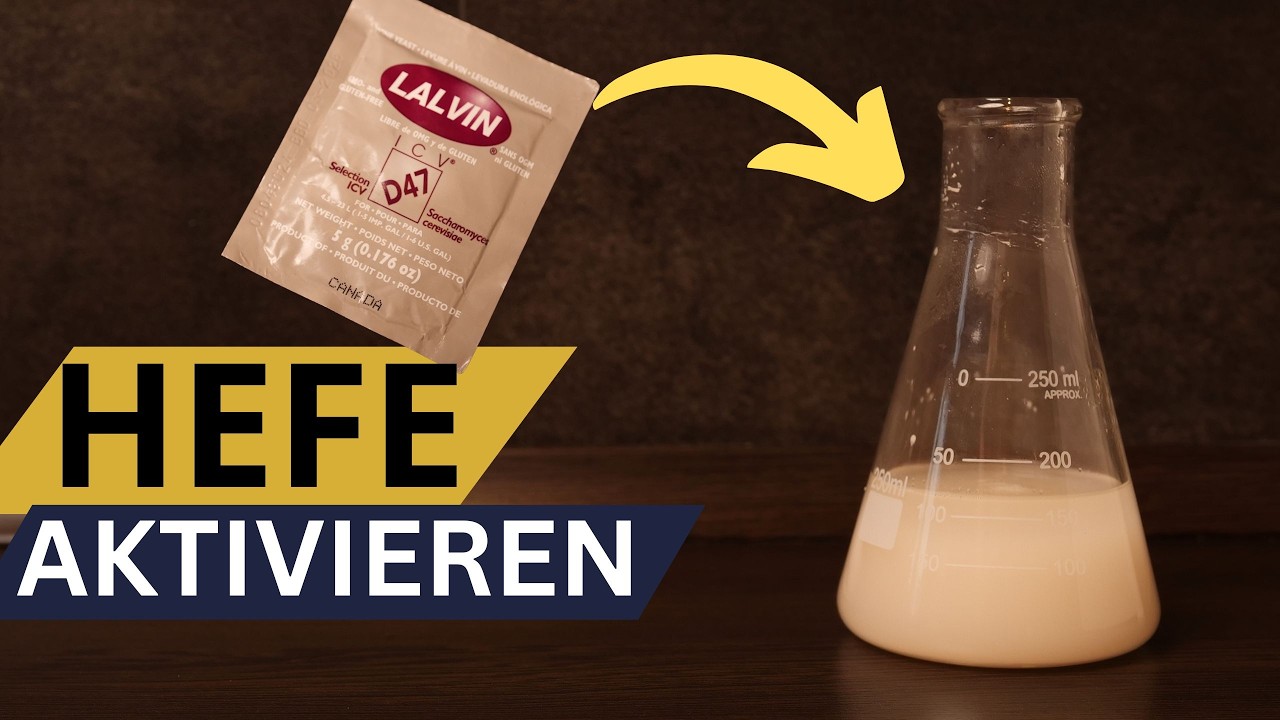 Hefe Rehydrieren | Trockenhefe Verarbeiten | Für Met, Wein und Bier