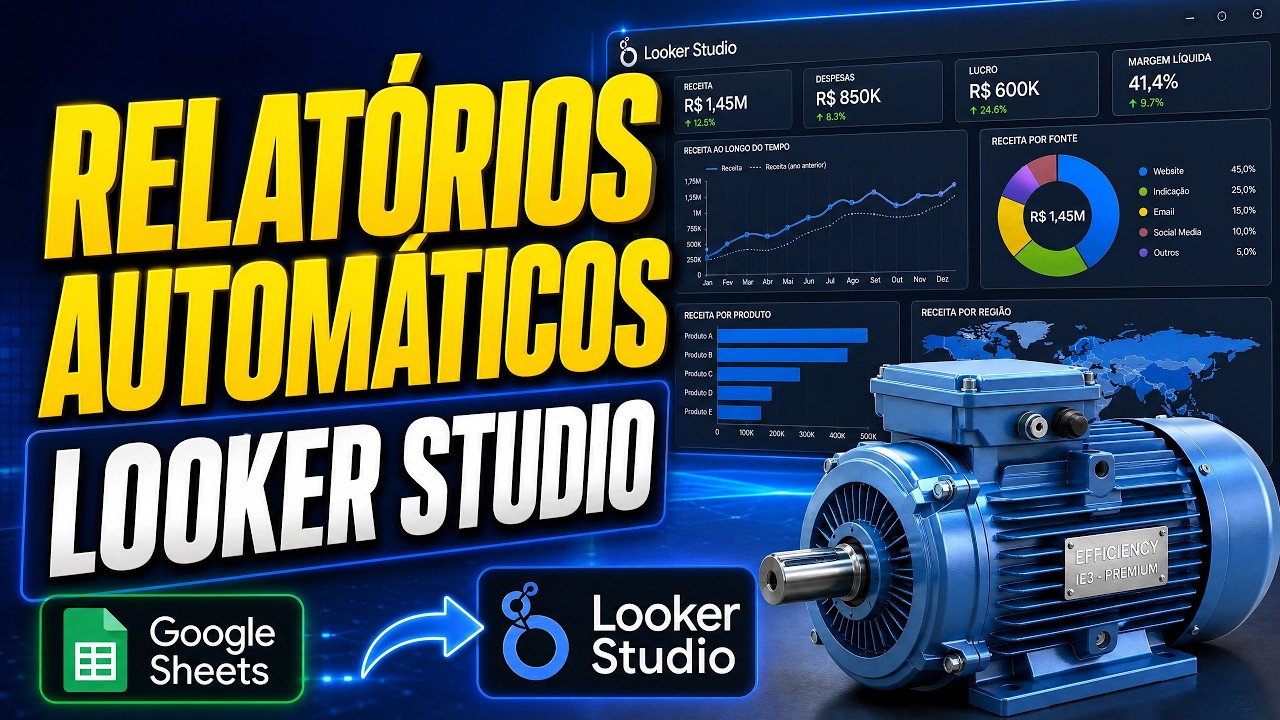 Como Automatizar Relatórios de Manutenção com Looker Studio (Passo a Passo)