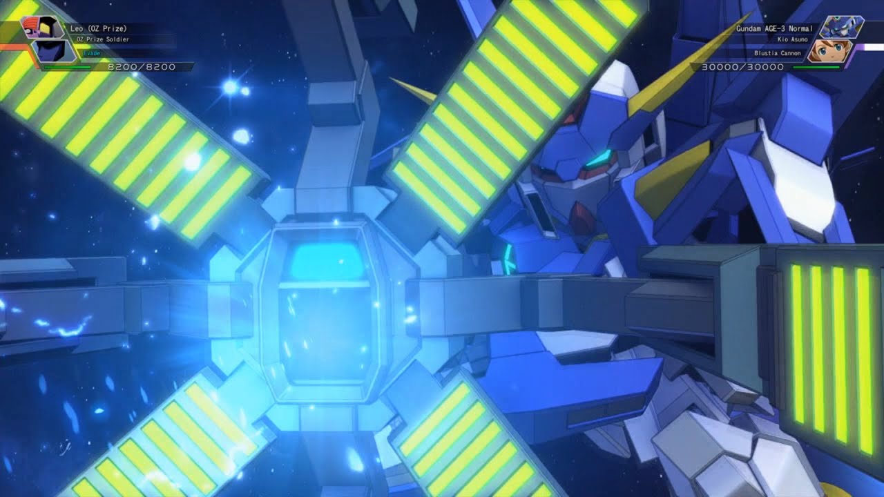 SD Gundam G Generation Cross Rays ~Gundam AGE-3 Normal All Attacks~