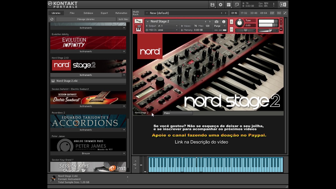 Review Nord Stage 2 - Concert Grand Sample Kontakt