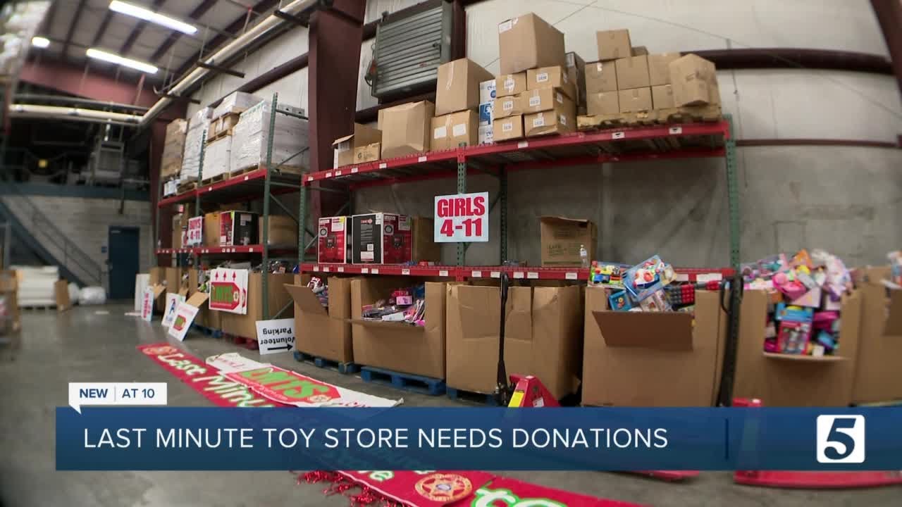 Last Minute Toy Store in need of donations, volunteers