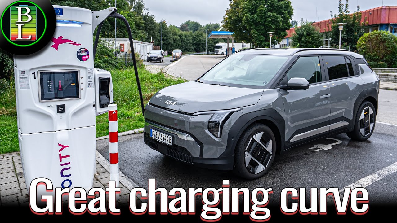 Kia EV3 Small Battery Charging Test (58 kWh) | 9-80%  vs VW ID.3 & BMW iX1