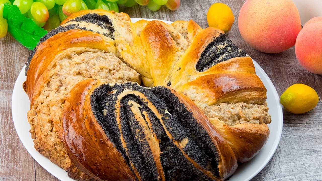 Cozonac aux graines de pavot et noix - moelleux et d&eacute;licieux pour toute f&ecirc;te !