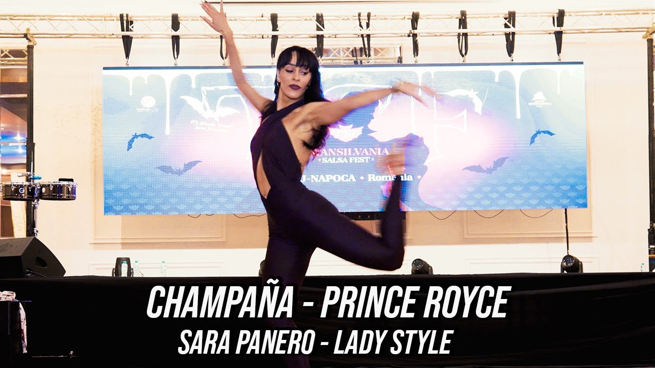 CHAMPAÑA - PRINCE ROYCE / Sara Panero Lady Style bailando en Transilvania Salsa Festival 2024