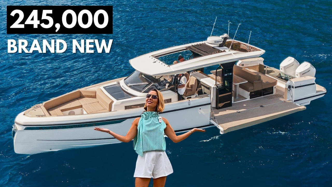 ПОЧЕМУ ТАК ДЁШЕВО? 🤯 Saxdor 400 GTS 2025 года — доступная и быстрая семейная яхта для тура