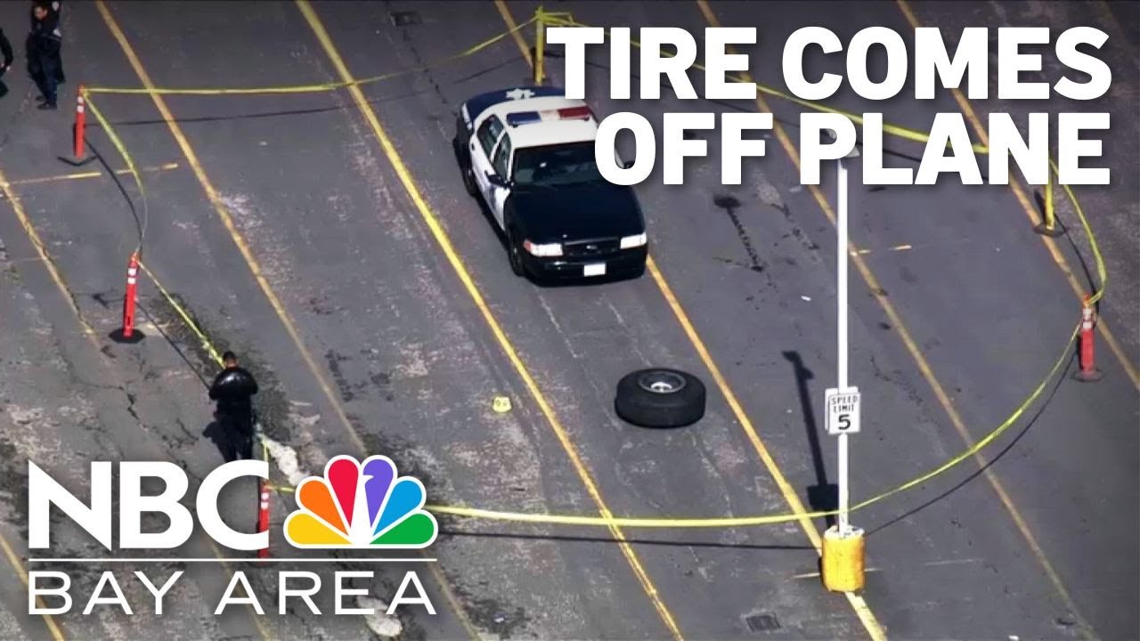 Tire falls off United plane after takeoff from SFO, damages cars in parking lot
