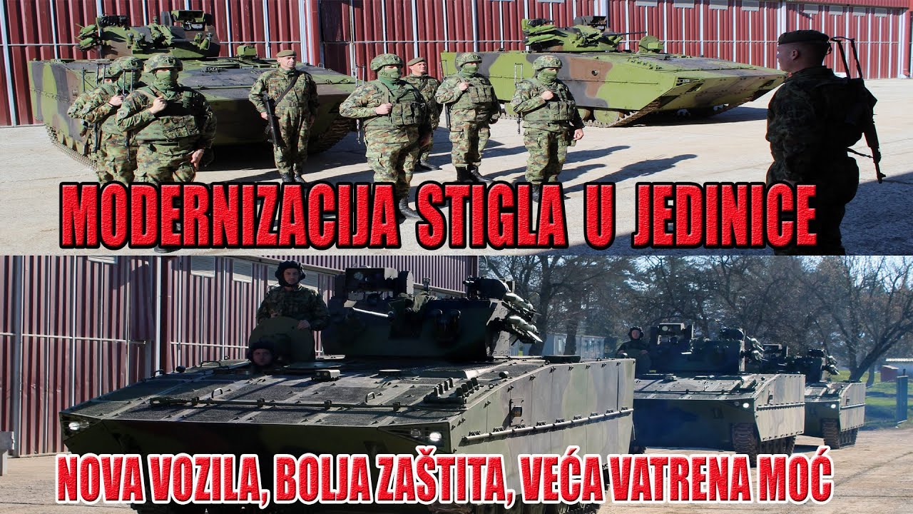 MODERNIZOVANA BORBENA VOZILA U JEDINICAMA