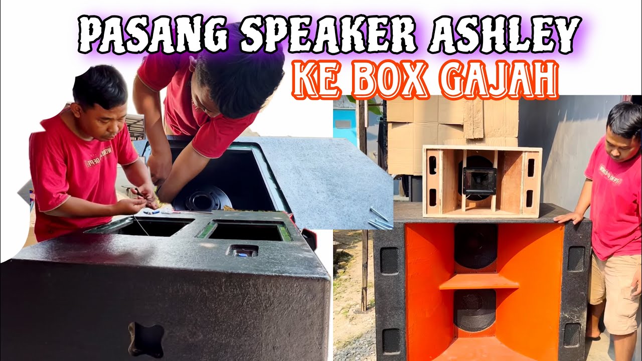 Pemasangan Speaker Ashley Ke BOX Gajahan Mirip Ramayana
