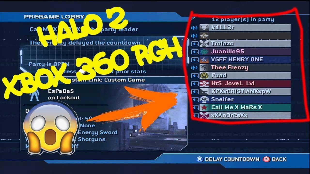 |Tutorial| Como jugar halo 2 en xbox 360 con rgh / Xlink kai
