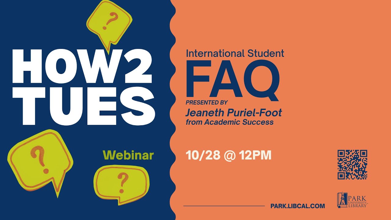 How-to Tuesday: International Students FAQ