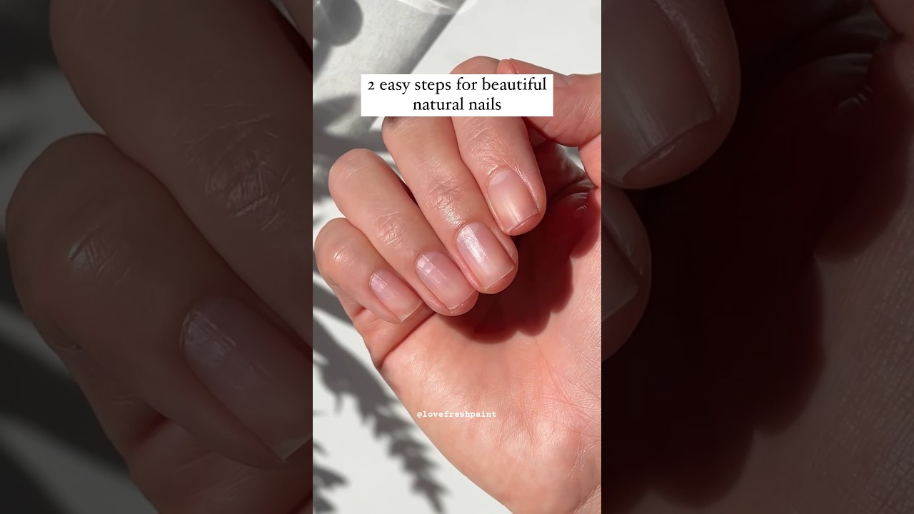 2 tips for beautiful natural nails 🌱💅 #nailcare #cuticleoil #naturalnails