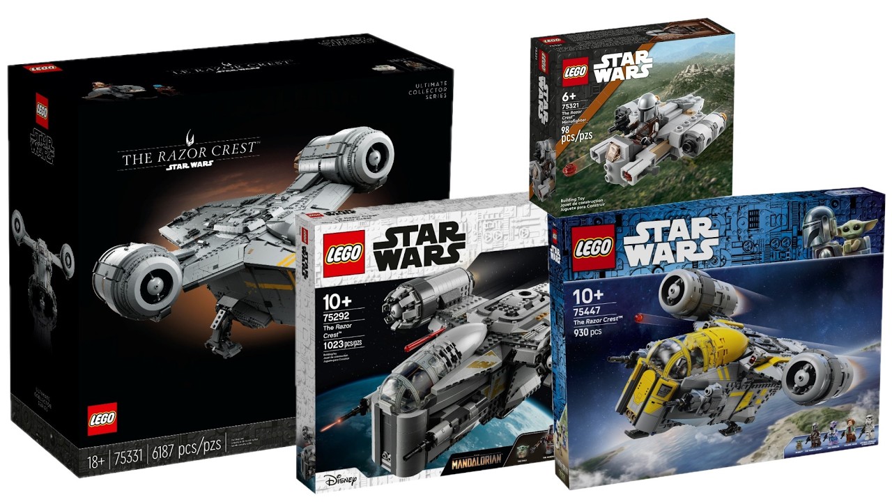 Все выпущенные на данный момент наборы LEGO Star Wars Razor Crest: подборка/быстрая сборка коллек...