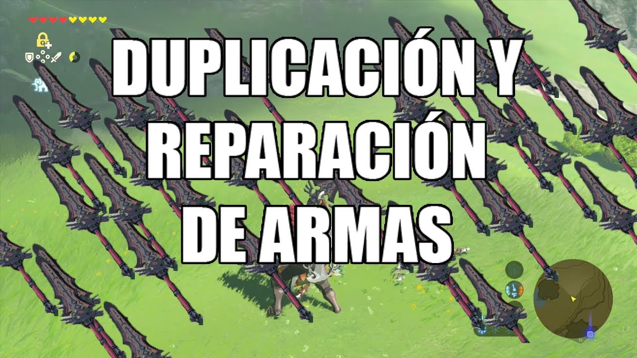 Zelda Breath of the Wild: Reparación y duplicación de armas y arcos.