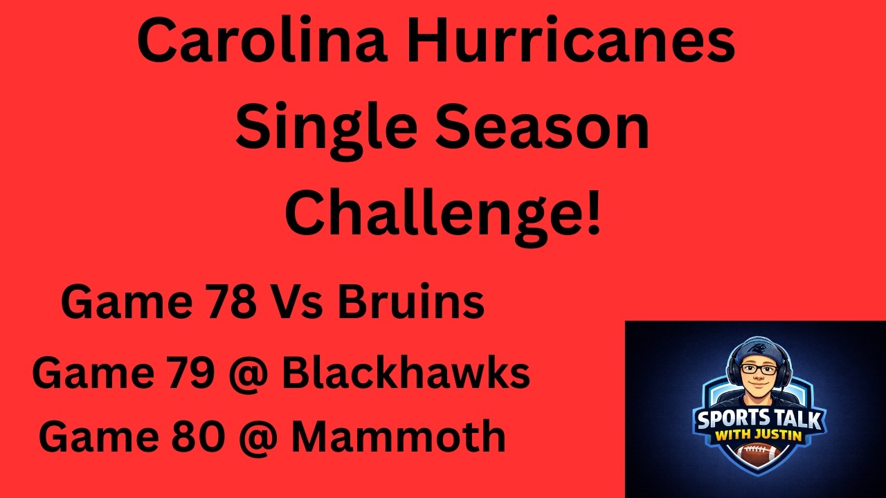 Carolina Hurricanes Season Games 78 & 79 & 80