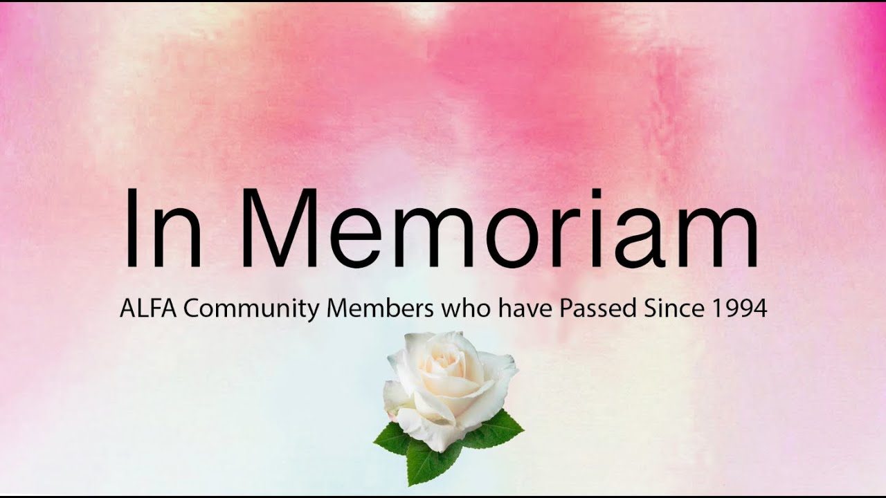 In Memoriam of Atlanta Lesbian Feminist Alliance who have Passed Since 1994