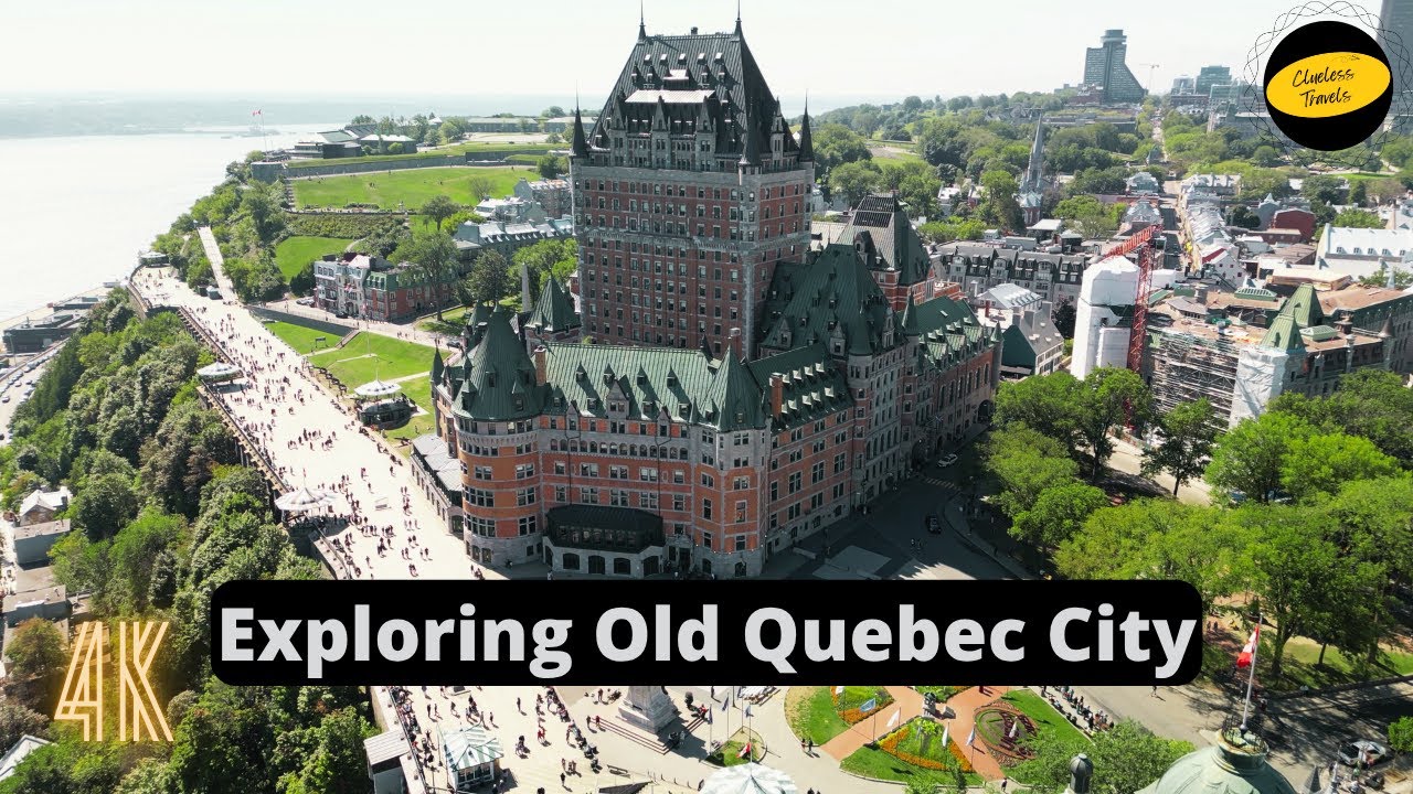 Walking Tour of Old Quebec City | Place Royale, Petit Champlain & Château Frontenac | 4K