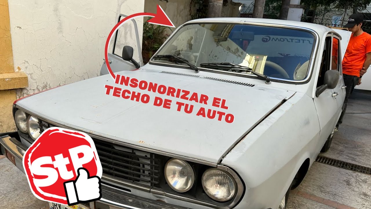 ¡TE ENSEÑO a insonorizar el techo de tu auto!